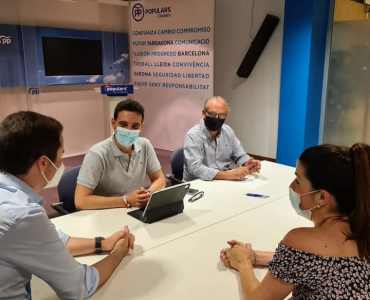 Primera reunión de coordinación entre la Dirección del PP de Barcelona y la Dirección de NNGG Cataluña